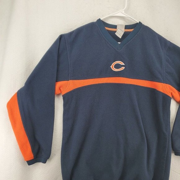 CHICAGO BEARS Sweatshirt Kid's Long Sleeve NFL TEAM APPAREL Blue X-Large - Picture 7 of 12
